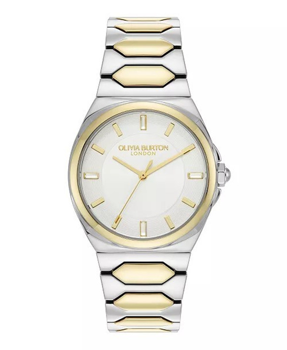 Olivia Burton London Women’s Analog Quartz Watch Two-Tone SS Bracelet 30mm